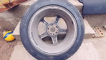 шина кудайберген: Дөңгөлөктөр монтажда 215 / 60 / R 17, Жай, Колдонулган, 1 даана, Жеңил унаалар, Куйма, тешиктери - 5 — 3