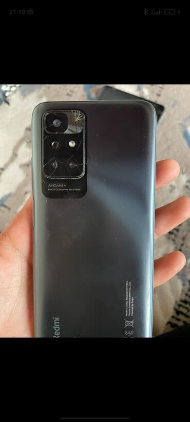 xiaomi mi 10 lite: Redmi, Redmi 10, Колдонулган, 128 ГБ, түсү - Боз, 1 SIM — 1