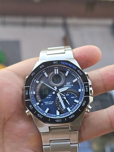 Аксессуары: Классические часы часы, Casio, Япония, Водонепроницаемые, Секундомер, Таймер, Мужские, Б/у — 1
