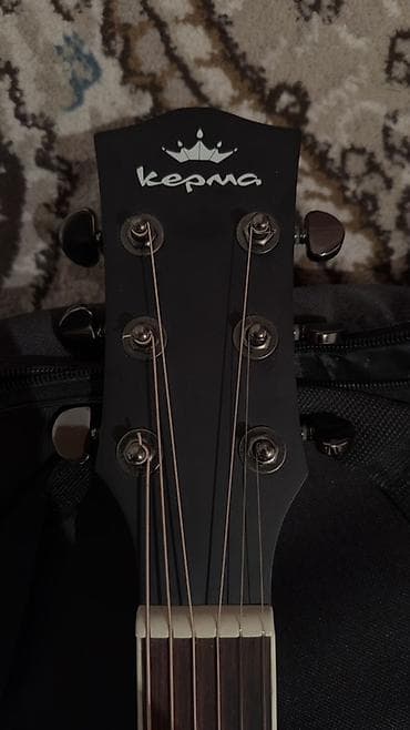 пш метр: Акустическая гитара Kepma (дредноут с вырезом) + мягкий чехол - — 2