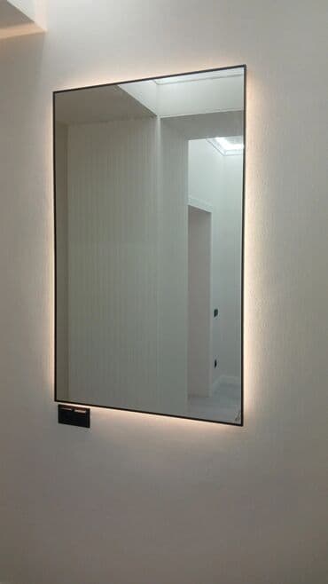 зеркало для ван: Зеркала с подсветкой на заказ - Типы: прямоугольные и круглые модели — 2