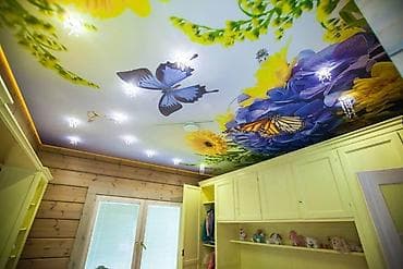 Натяжной потолок Глянцевое, Матовое, 3D потолки Гарантия, Бесплатная консультация, Бесплатный замер