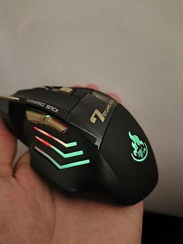 ноутбук на запчасти: Игровая мышь T7 НОВЫЙ ✅🖱️💻🖥️ - Проводная USB-модель с эргономичным — 4