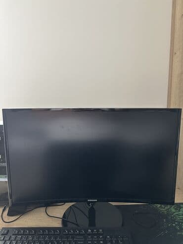 изогнутый монитор для компьютера: Монитор, Samsung, Б/у, 27" - 28" — 6