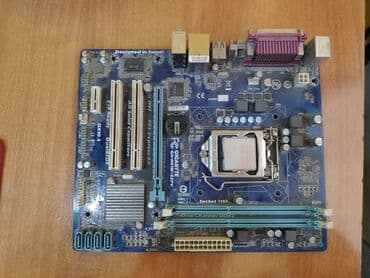 материнские платы gigabyte: Материнская плата, Б/у — 1