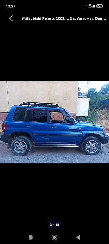 мицубици делика: Mitsubishi Pajero: 2002 г., 2 л, Автомат, Бензин, Внедорожник — 2
