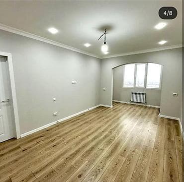 Батирлер: 1 бөлмө, 45 м², Ынтымак ж/м 106-серия жакшыртылган, 8 кабат, Евро оңдоо — 1
