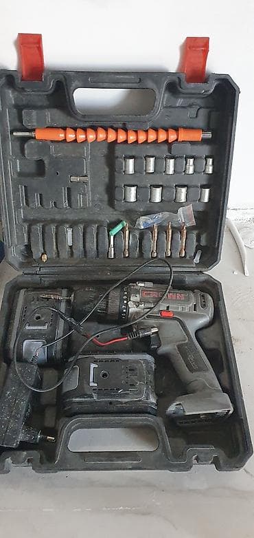 дубликат ключа: Аккумуляторный шуруповерт/дрель CROWN в кейсе. 2 ШУРУПОВЕРТА — 3