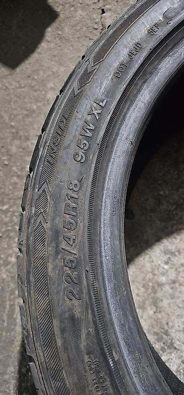 rf1 rf2: Шины 225 / 45 / R 18, Лето, Б/у, Пара, Легковые, Китай — 3