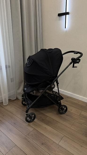 коляск: Коляска, Cybex, цвет - Черный, Б/у — 2