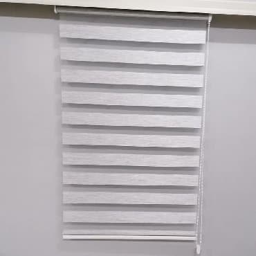 жалюзи бамбуковые: Silver Серый однотонные — 3
