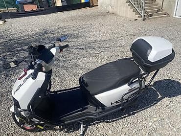 фонарик для велосипеда: Электроскутер Holded (белый) - Тип: городской электроскутер с низкой — 3