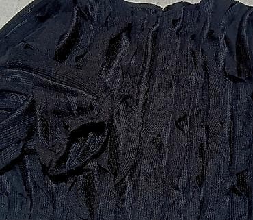 вечернее однотонное платье: Блузка, Вечерняя, Трикотаж, Однотонный, Прозрачная модель — 2