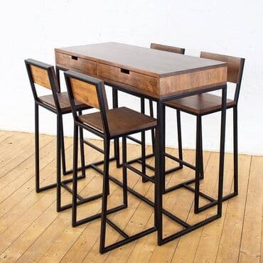 барные столы и стулья: Барные стойки в стиле лофт Барные стулья на заказ изготовим любой — 2