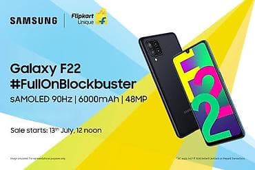 Техника и электроника: Продаю Samsung Galaxy F22 6/128.в хорошем состоянии. Телефон с черным — 4