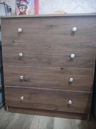 комод с подсветкой: Комод для одежды, Без зеркала, ЛДСП, цвет - Коричневый — 2