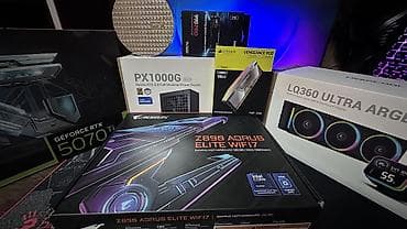 печатные платы: Компьютер, ядер - 24, ОЗУ 64 ГБ, Игровой, Новый, Intel Core i9, NVIDIA GeForce RTX 5070, NVMe — 5