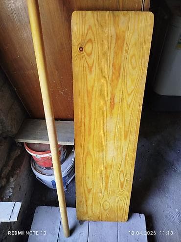 Скамейка Дерево, Без спинки, Без крыши