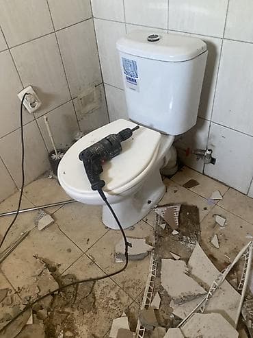 Унитаз Напольный, Материал: Фаянс