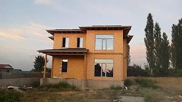 двухэтажный дом в бишкеке: Дом, 236 м², 6 комнат, ПСО (под самоотделку) — 3