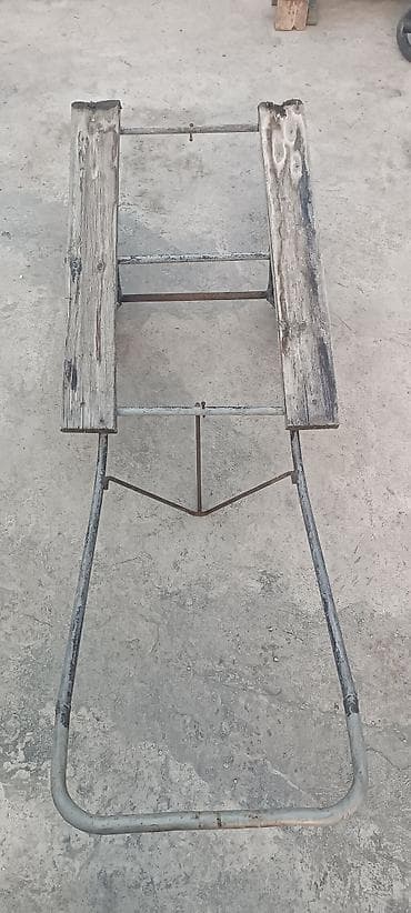 Садово-строительная тачка и тележка, Стальная, Двухколесная, Б/у