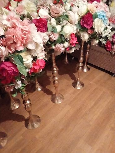 Нан бышыруучу жабдуулар: Высокие напольные подсвечники/стойки для флористических композиций — 1