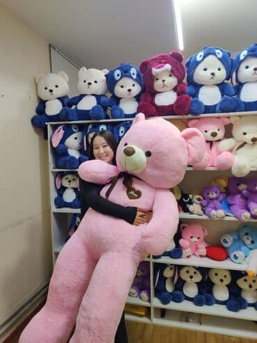 купить мишку 2 метра: 🧸Мишка 160см 🔥🔥🔥 🧸60 см 1000 сом (Бесплатная доставка) 🧸80 см 1500 — 16