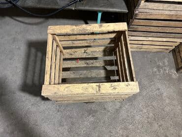 ящики деревянные для фруктов: Деревянный Ящик, Б/у — 4