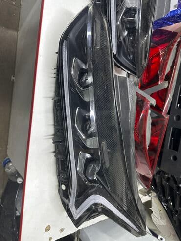 дом калесах: Комплект передних фар Kia 2021 г., Б/у, Оригинал — 3