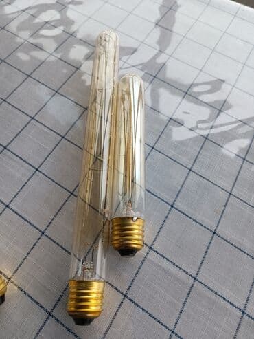 электрические лампы: Лампа Эдисон филамент для кафе и баров дешевле чем в магазине — 10