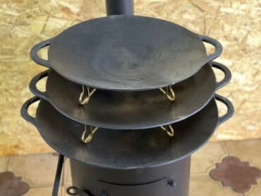 промышленная сковорода: Садж чугунный — 6