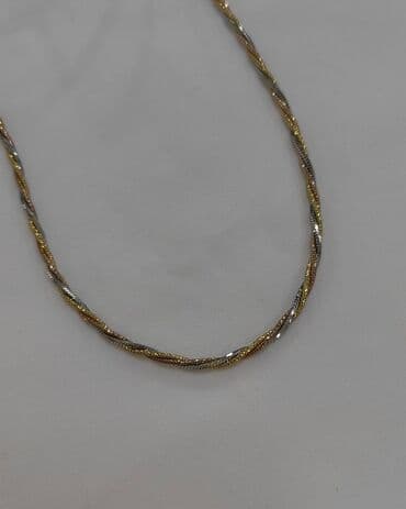 цепочка змейка золото: Серебро покрыто желтое и красное золото пробы 925 Длина от 40 до 60см — 5