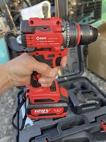 для полировки авто: Аккумуляторный комплект инструментов KEN в кейсе Состав набора: - — 4