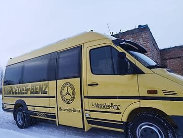 Пассажирский микроавтобус Mercedes‑Benz (жёлтый, брендированный) at lalafo.kg Пассажирский микроавтобус Mercedes‑Benz (жёлтый, брендированный)