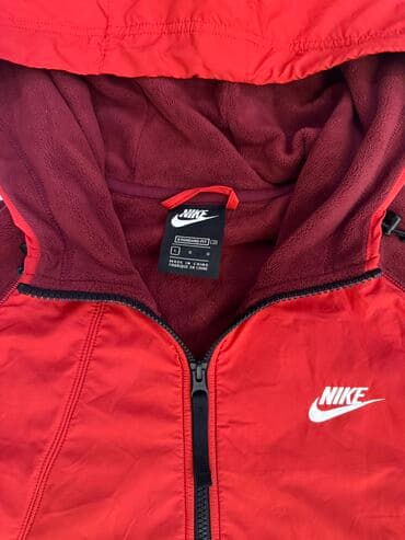 Толстовки: Мужская толстовка, L, Nike, Новый, цвет - Красный, Самовывоз — 2