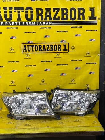 автозапчасти бишкек кудайберген тойота: Алдыңкы фаралар комплектиси Toyota Колдонулган, Оригинал, Жапония — 1
