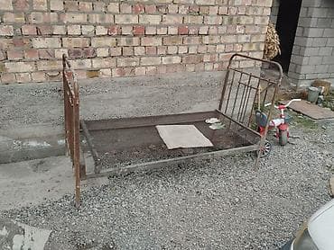 Односпальная кровать, Каркас без матраса, длина - 195 см at lalafo.kg Односпальная кровать, Каркас без матраса, длина - 195 см