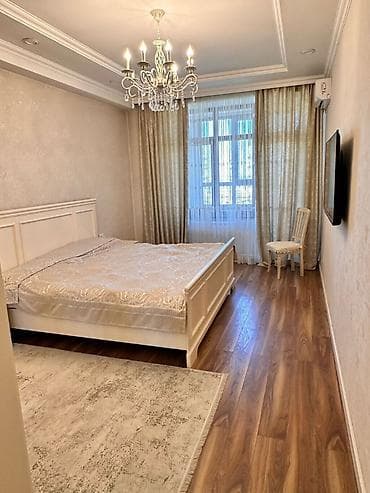osh flat: 3 комнаты, Центральная мечеть Риэлтор, Без животных, С мебелью полностью — 8