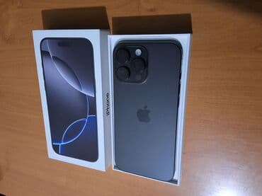 продажа телефонов айфон 6: IPhone 16 Pro Max, 512 ГБ, Black Titanium, Защитное стекло, Коробка, Чехол, 99 % — 4