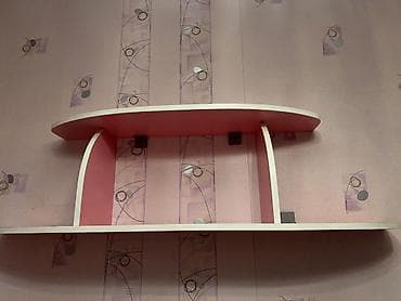 мебел бу бишкек: Детский мебельный комплекс у окна: письменный стол + две высокие — 7