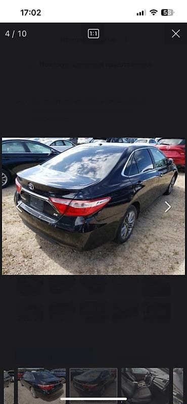 тесла модел с: Toyota Camry: 2017 г., Автомат, Бензин, Седан — 7