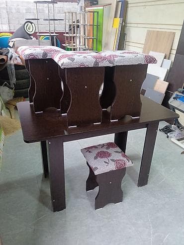 Окна и комплектующие: Кухонный стол и стул, Новый, цвет - Коричневый — 2