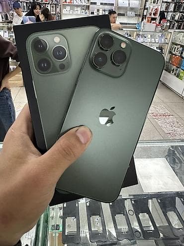 iphone 17 pro: IPhone 13 Pro Max, Б/у, 128 ГБ, Alpine Green, Коробка, 92 % — 4