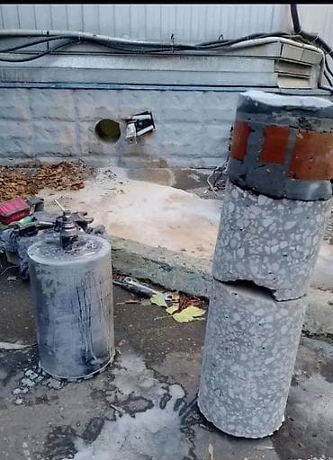 Алмазное бурение отверстий в бетоне, железобетоне, кирпиче. -