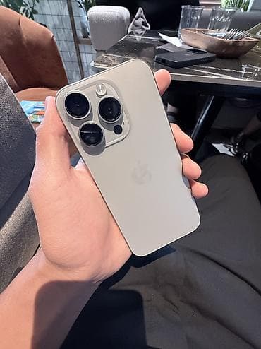 macbook 2012 pro: IPhone 15 Pro, Б/у, 256 ГБ, Natural Titanium, Чехол, 90 % — 1