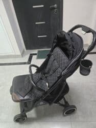 купить коляску трость бу: Коляска, цвет - Черный, Б/у — 5