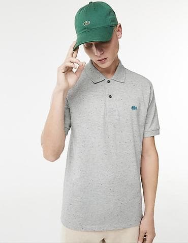 идеальн: Мужская рубашка, S, M, L, Lacoste, Новый, цвет - Серый, Самовывоз — 1