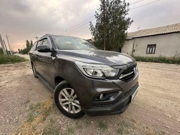 машины на заказ из кореи: Ssangyong Rexton: 2018 г., 2.2 л, Автомат, Дизель, Пикап — 3
