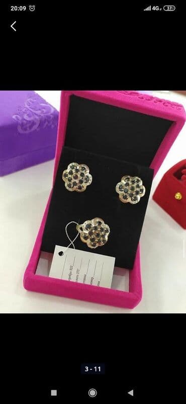 свадебные наборы ручной: Набор украшений, Проба 925, Женские, Новый — 3