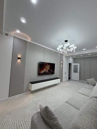 токмок квартиры продажа: 2 комнаты, 60 м², Элитка, 5 этаж, Дизайнерский ремонт — 4